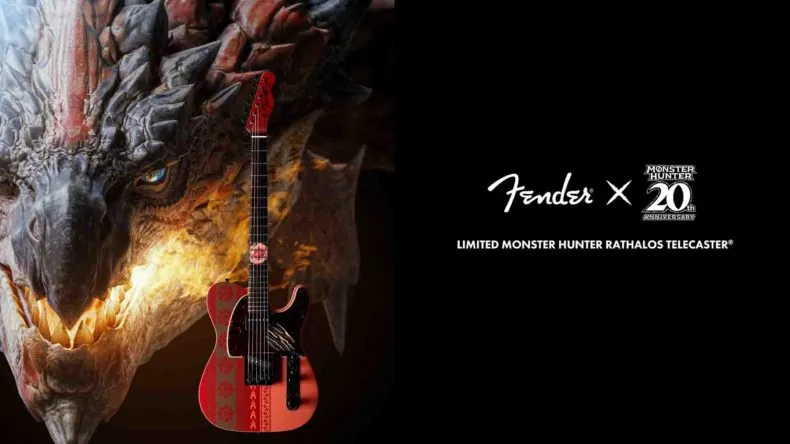 Fender prezentuje limitowaną edycję Telecastera Monster Hunter Rathalos