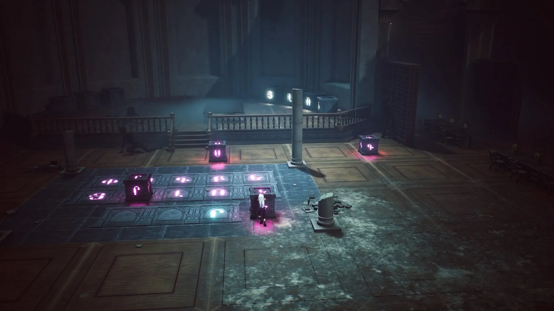 Ayasa: Shadows of Silence – zagadka z podświetlanymi płytami na podłodze