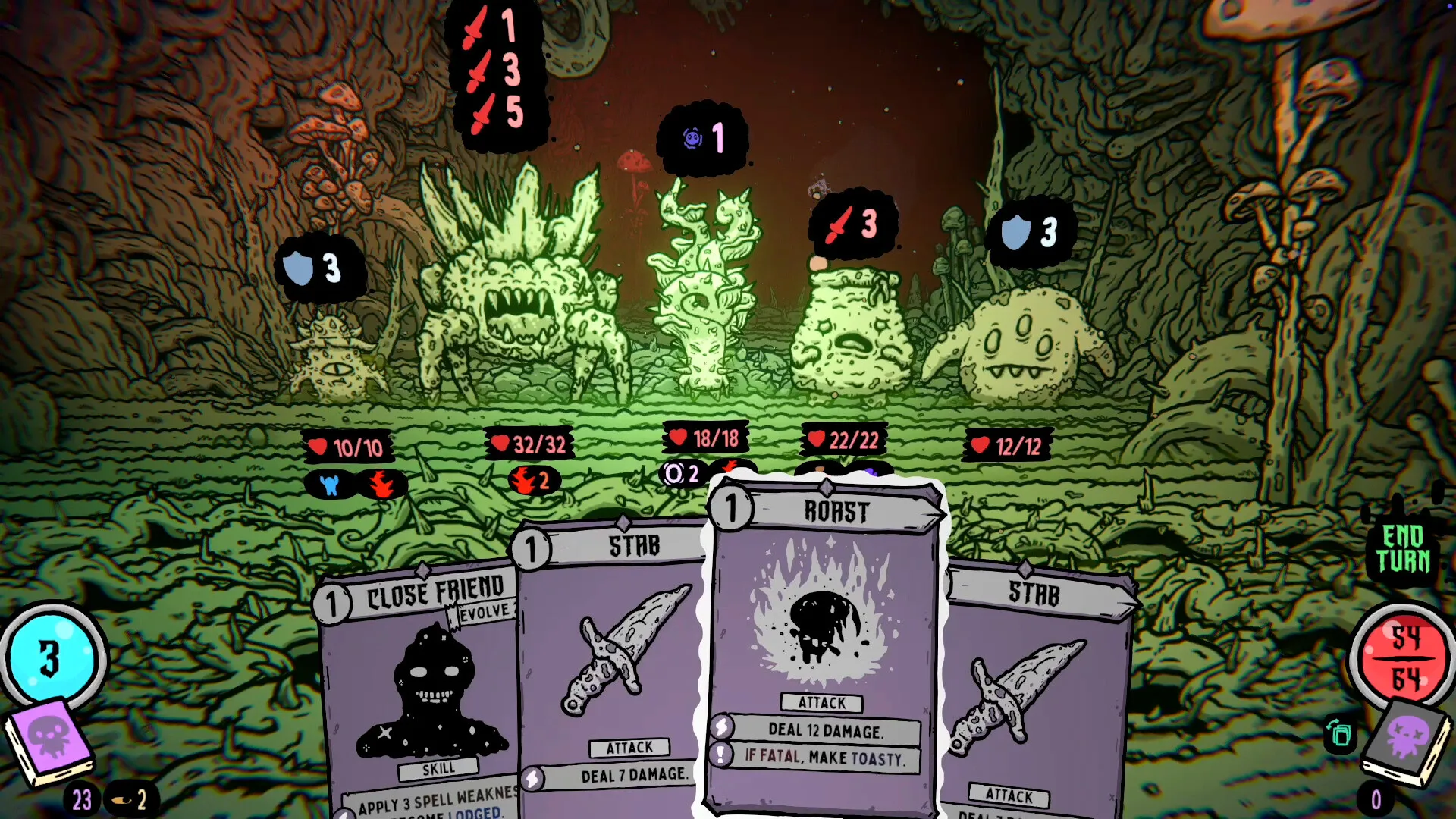 Shroom & Gloom – walka kartami z grupą grzybowych potworów