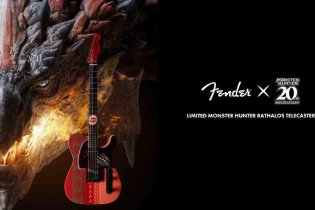 Fender prezentuje limitowaną edycję Telecastera Monster Hunter Rathalos